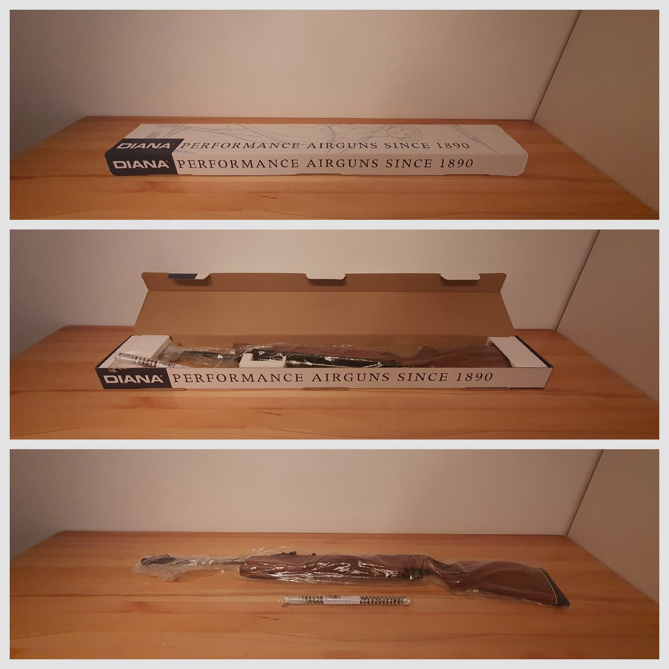 Fucile ad aria compressa Diana 54 / Diana54 Airking nel calibro 4,5 mm ( canna rigida / azionamento laterale )