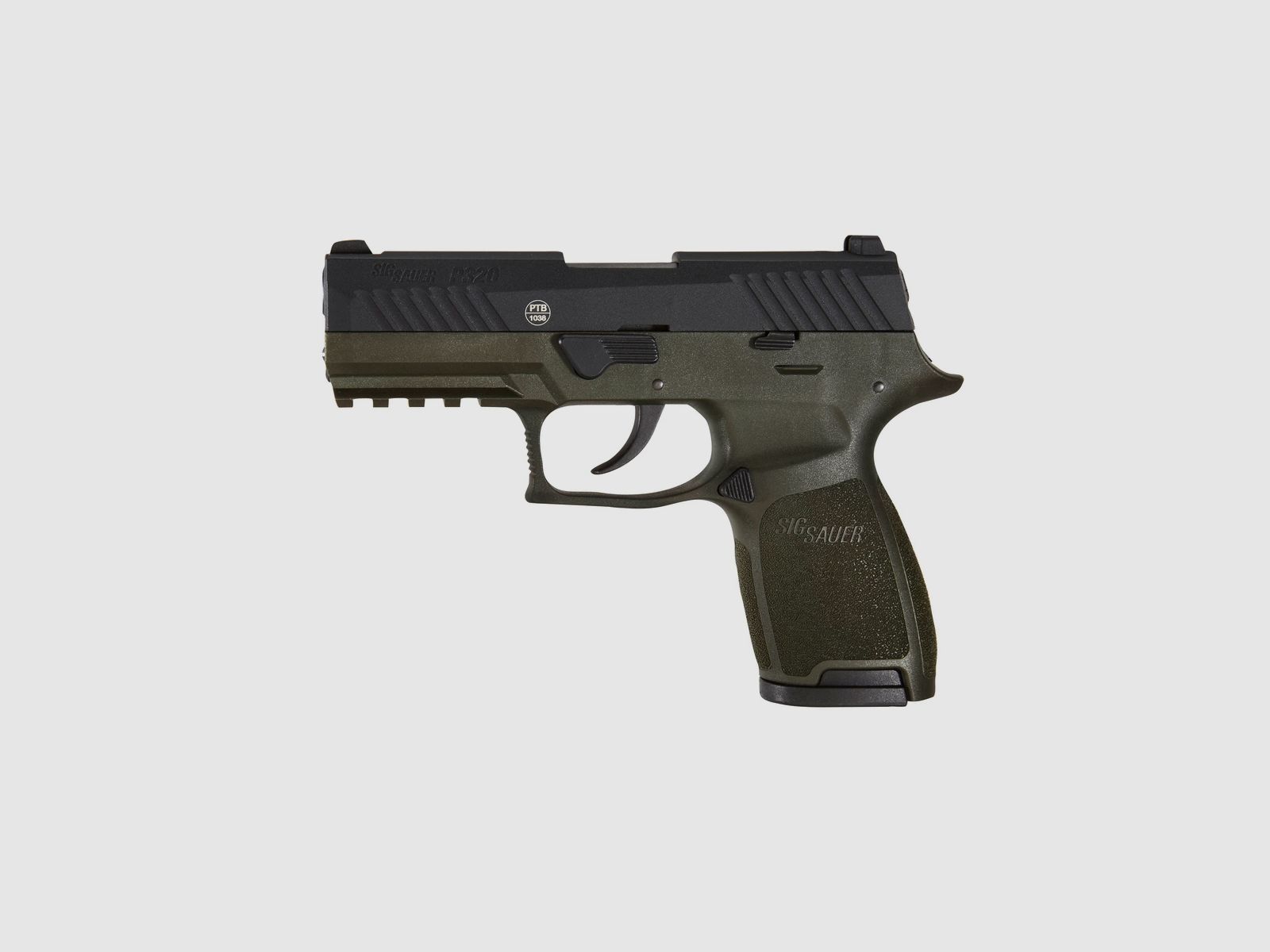 SIG Sauer Schreckschuss Pistole P320 OD Green