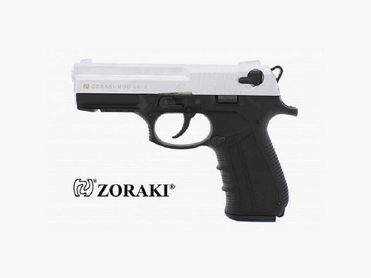 Buchner Zoraki 2918 matte chrome 9mm PAK gas & signal weapons