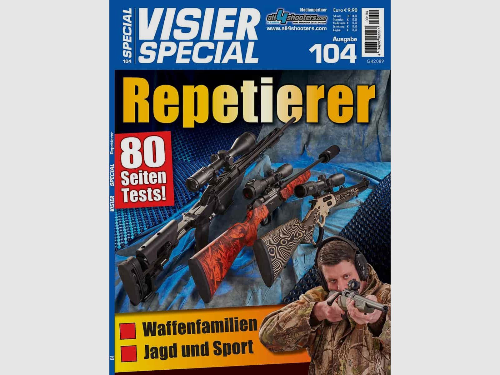VISIER rivista Special 104 carabina a otturatore girevole-scorrevole