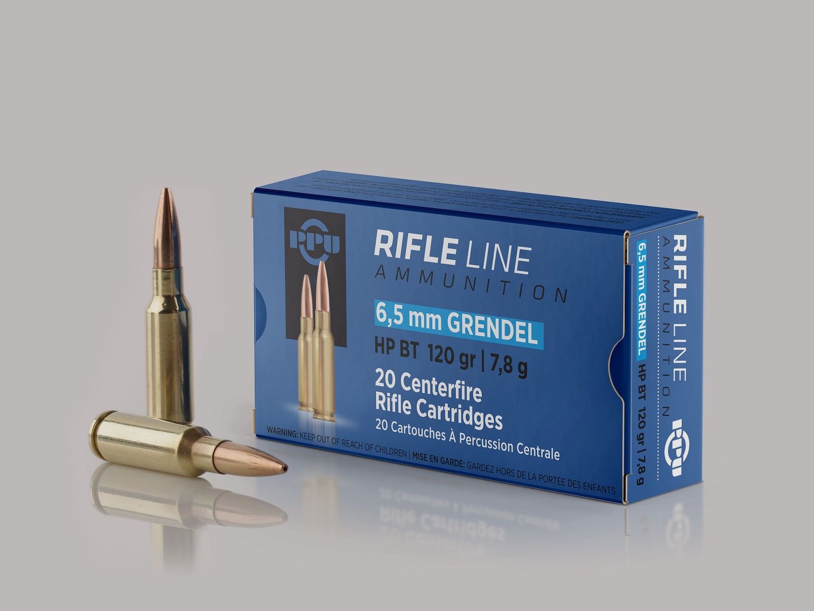 PPU 6.5 Grendel 120GR OTM 20 cartridges