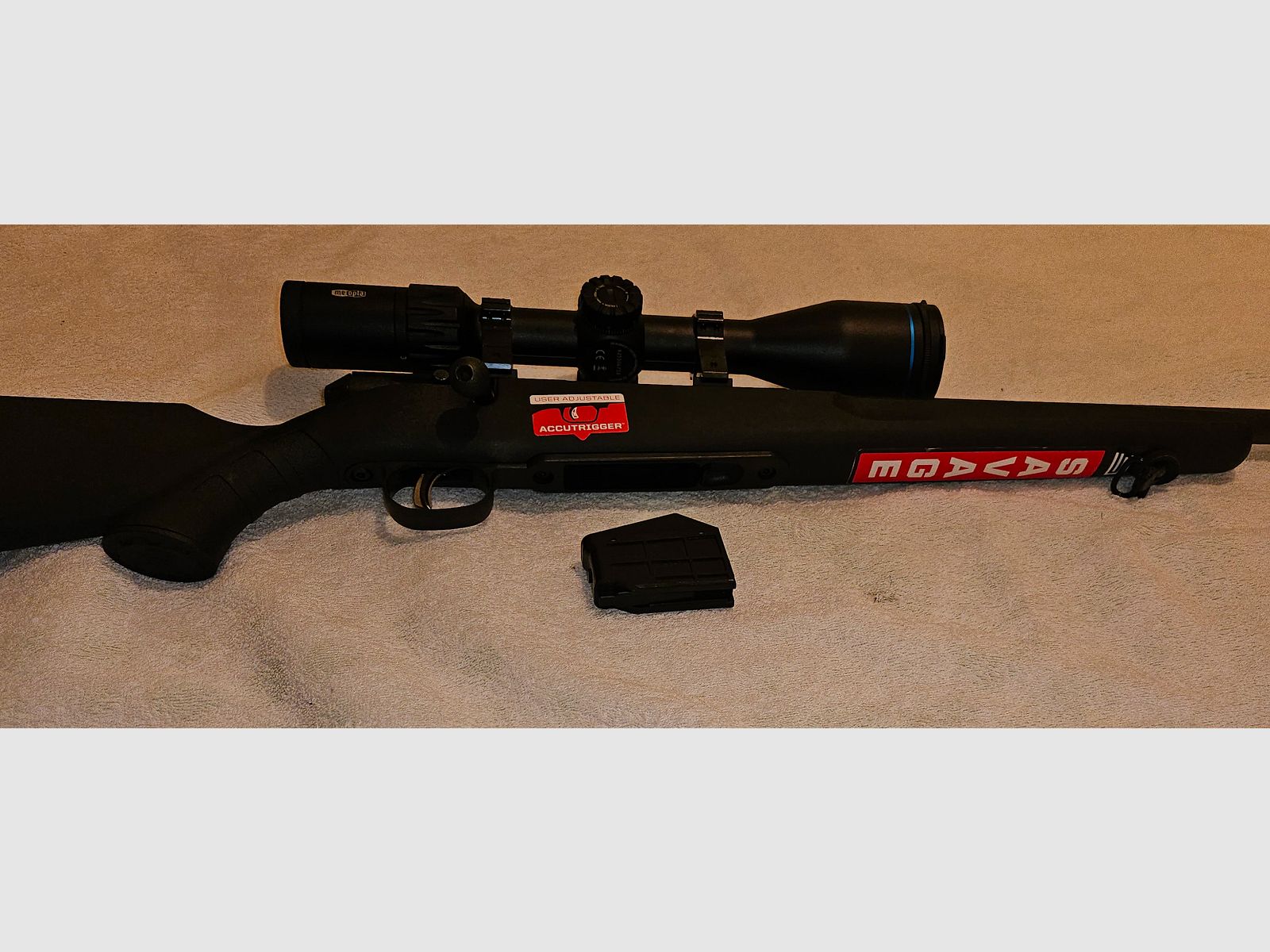 Savage 25 Walking Varminter M15x1 Gewinde .22 Hornet mit Zielfernrohr 3-15x50 Abs. 4c