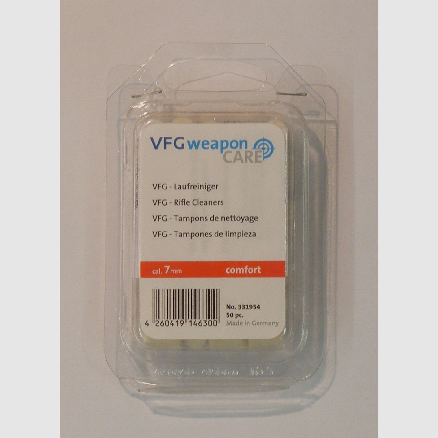 VFG Laufreiniger Comfort / 50er 7mm Reinigungszubehör für Waffen