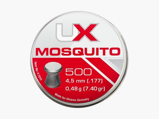 Umarex Diabolos Mosquito 4.5mm, Flat Head, Ribbed