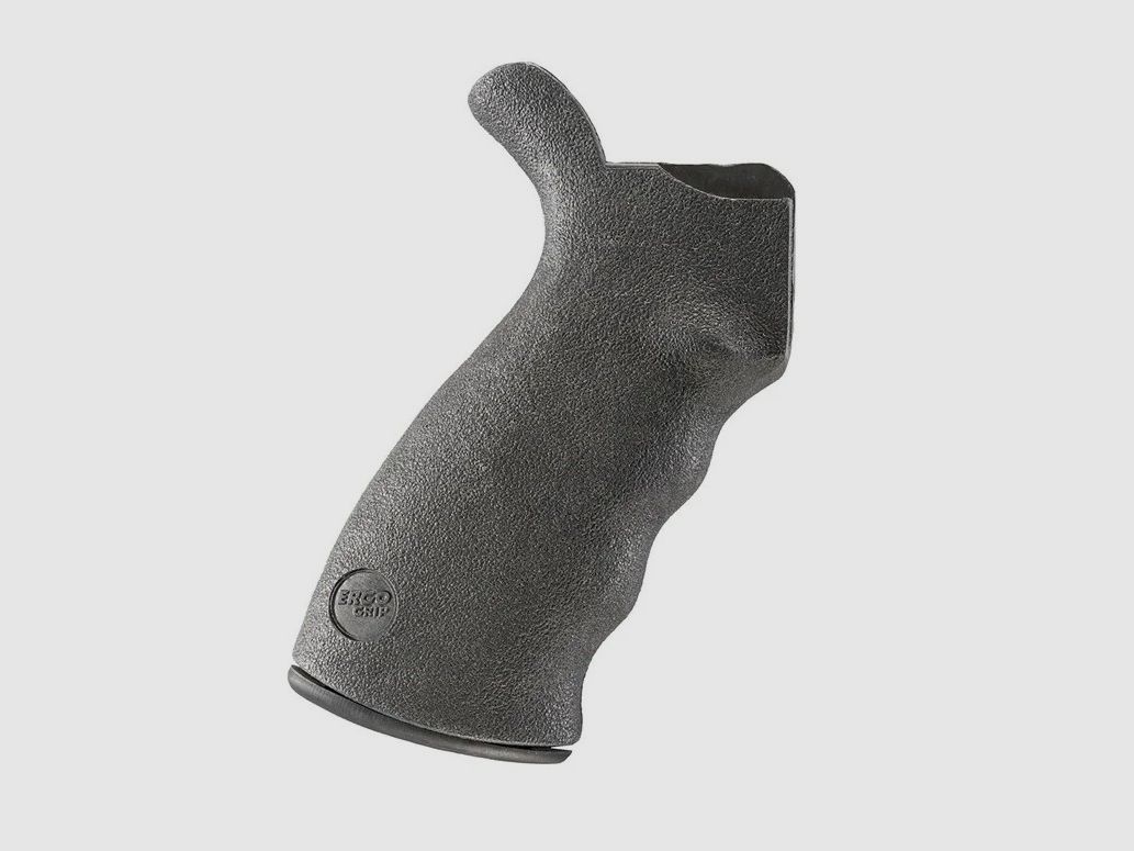 ERGO GRIPS – AMBIDEXTROUS RIGID ERGO GRIP / POLYMER / BLACK, Bild 1 von 2