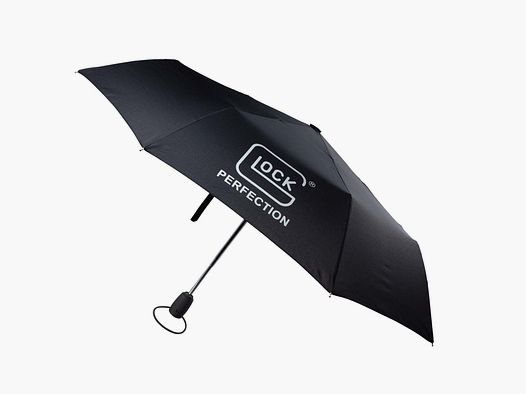 Glock Taschenschirm „GLOCK Perfection“ – Schwarz – Automatik – Ø 97 cm