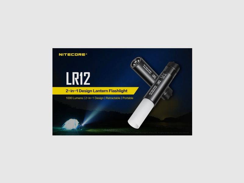 Nitecore LR12 zaklamp 1000 lumen, afbeelding 3 van 19