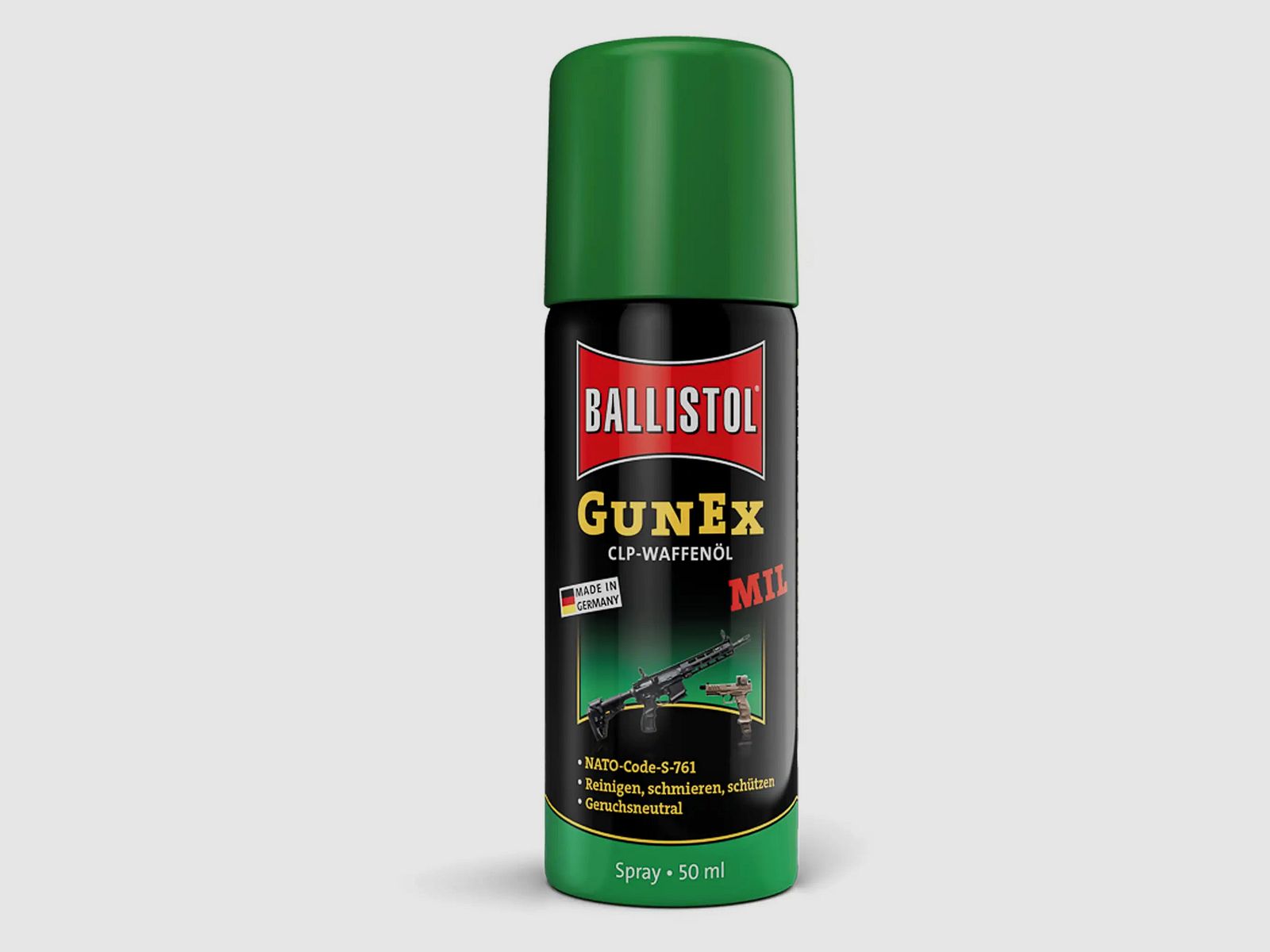 Ballistol Special Weapon Oil GunEx MIL CLP Spray - 50 ml