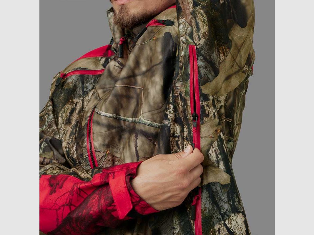 Härkila Herren Jacke Moose Hunter 2.0 GTX MossyOak®Break-Up Country®/MossyOak®Red