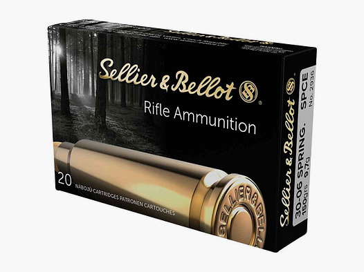 Sellier & Bellot .30-06 Sprgf., Teilmantel -S 150gr - 20 St.