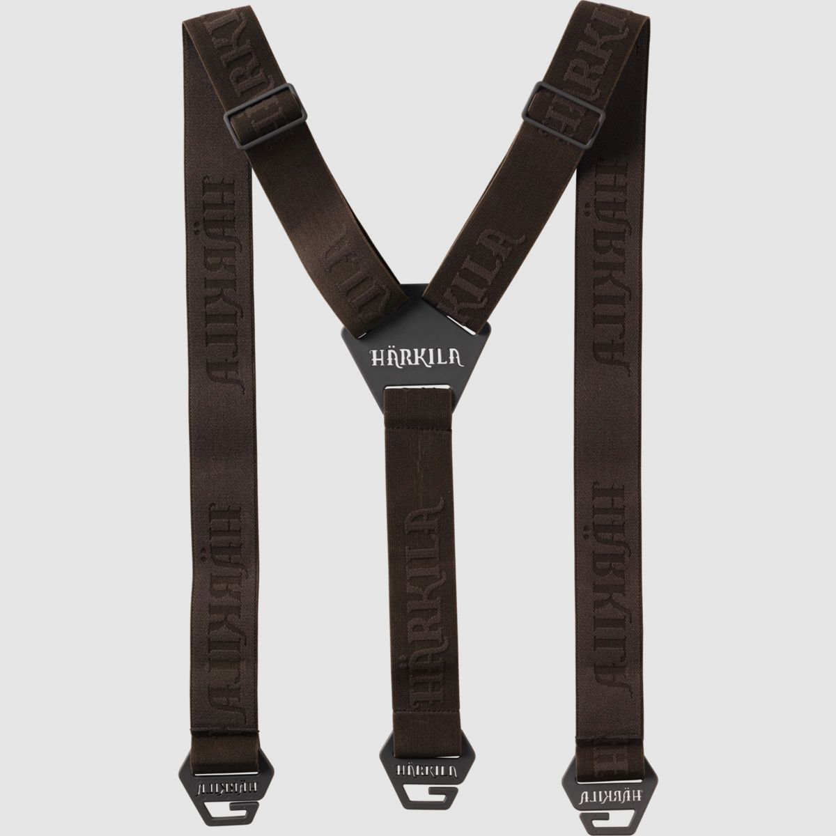 Härkila Hosenträger Tech Shadow brown/Red