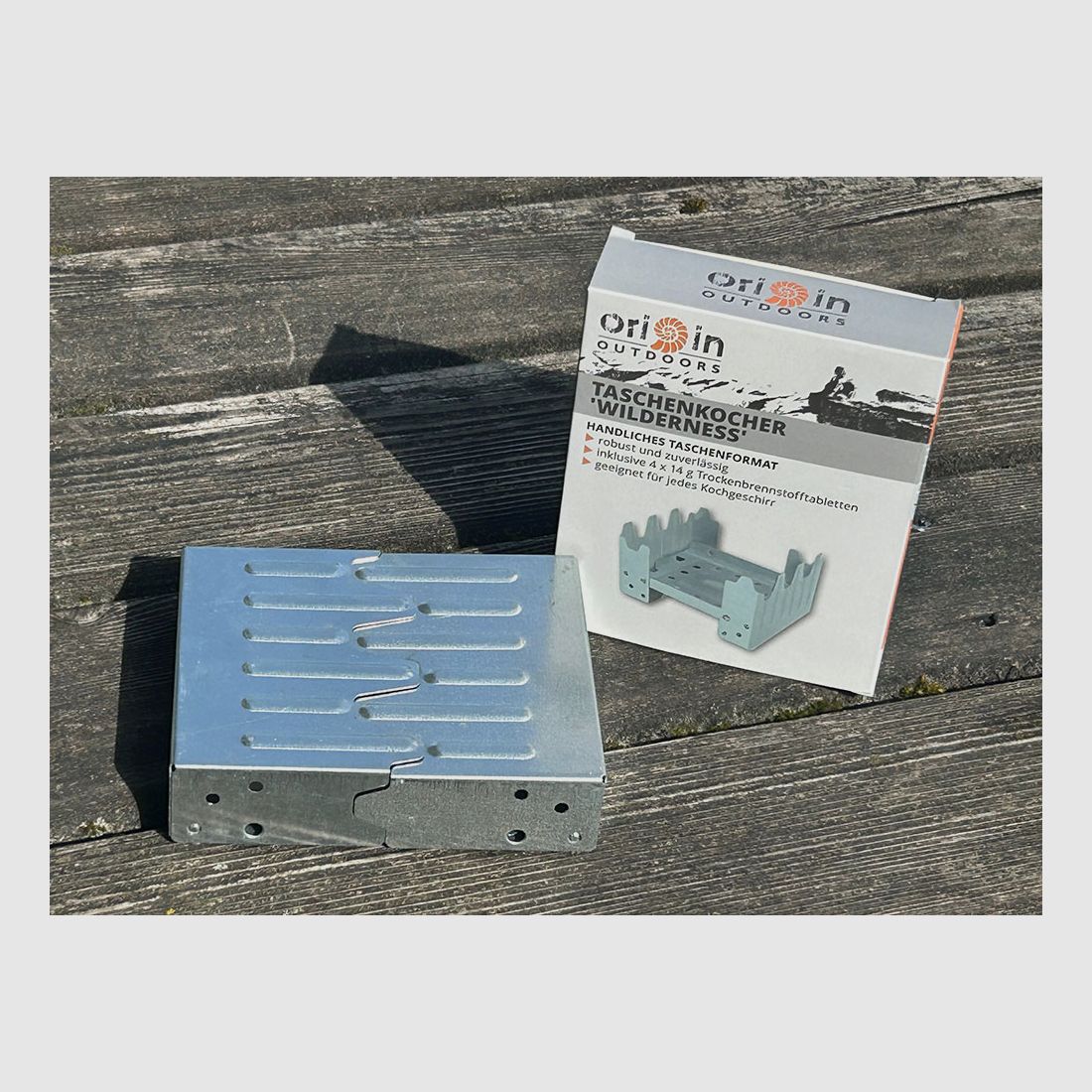 Fornello portatile "Wilderness" - Include 4 pastiglie di combustibile, immagine 3 di 4