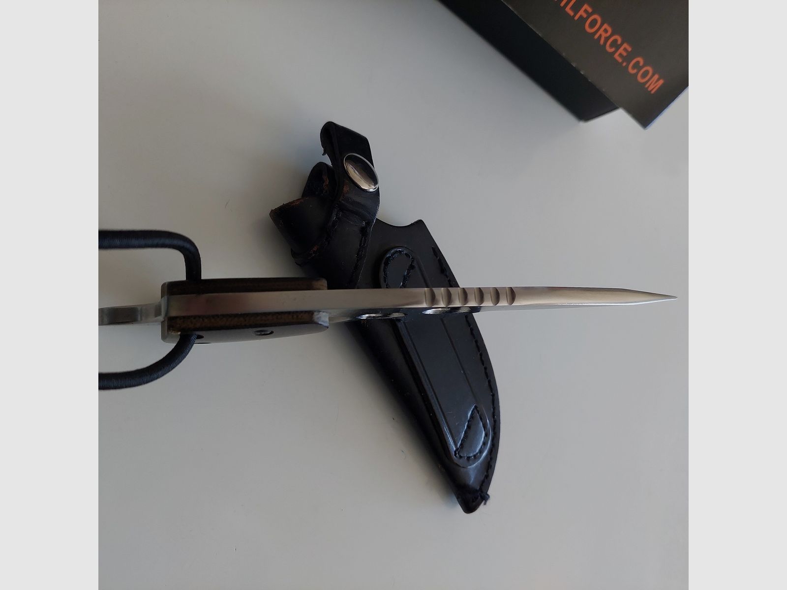 !!! ACHTUNG SELTEN !!!  Pohl Force Hornet XL Modell Micarta Nr.046 aus einer Sammlungsauflösung 