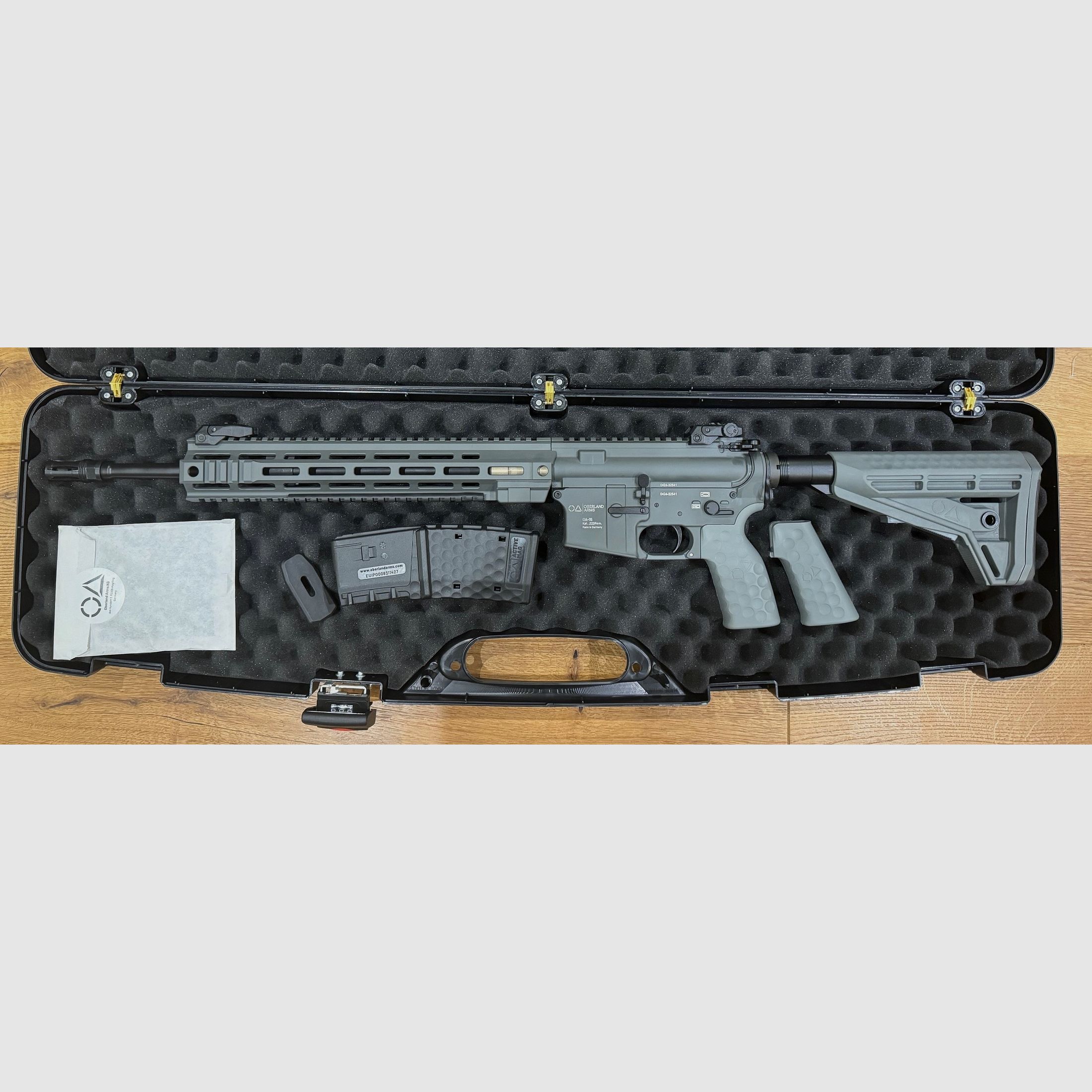 Oberland Arms OA-15 SL16, Lauf 16,75" battleship grey