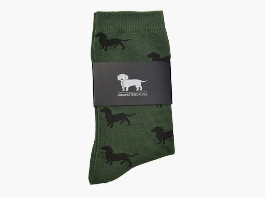 Krawattendackel Socken mit Dackel