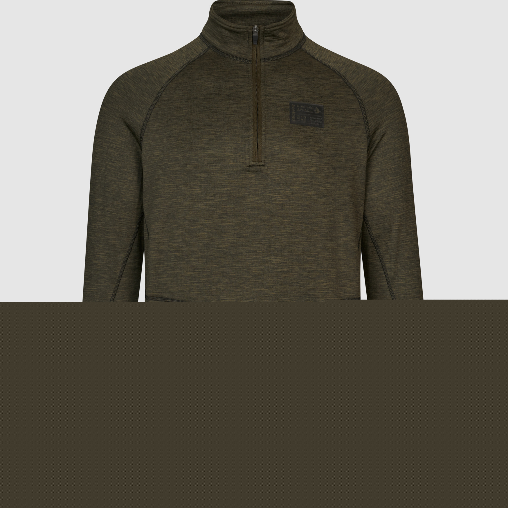 Seeland Peak Halber Reißverschluss Herren Pine Green Melange, 3XL