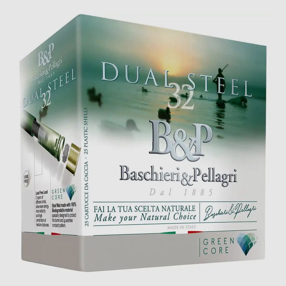 Baschieri & Pellagri Dual Steel GC 3,1mm Zinco + 3,3mm Acciaio - 28g - 25 pz