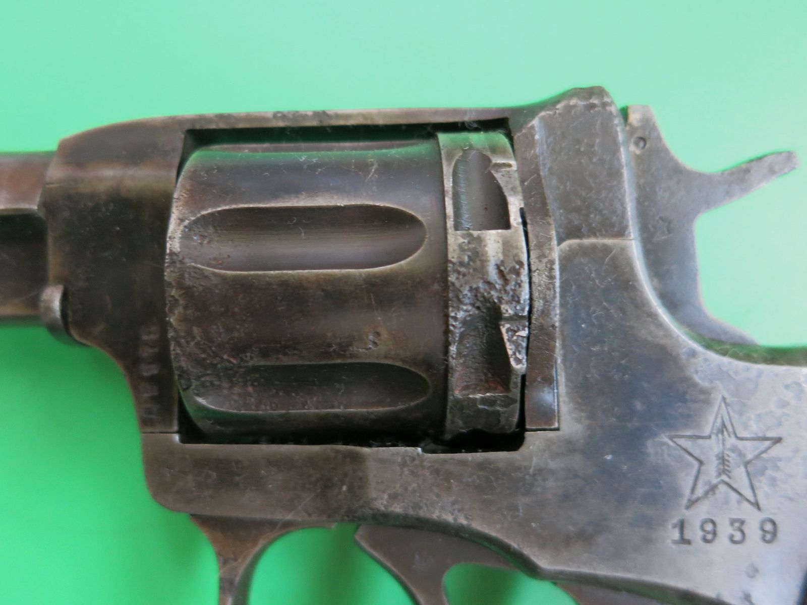 KAISERLICHER RUSSISCHER NAGANT-REVOLVER WW2, 1939, DOUBLE-ACTION-OFFIZIERSMODELL, Tula-Arsenal    #87