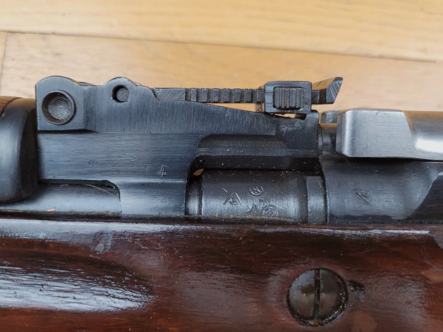Sehr schöne Selbstladebüchse SKS 45 – URSS – Tula 1953 – Kal. 7,62X39 – 10 Schuss – Noch in seiner Cosmoline – Neuwertig, Bild 8 von 26