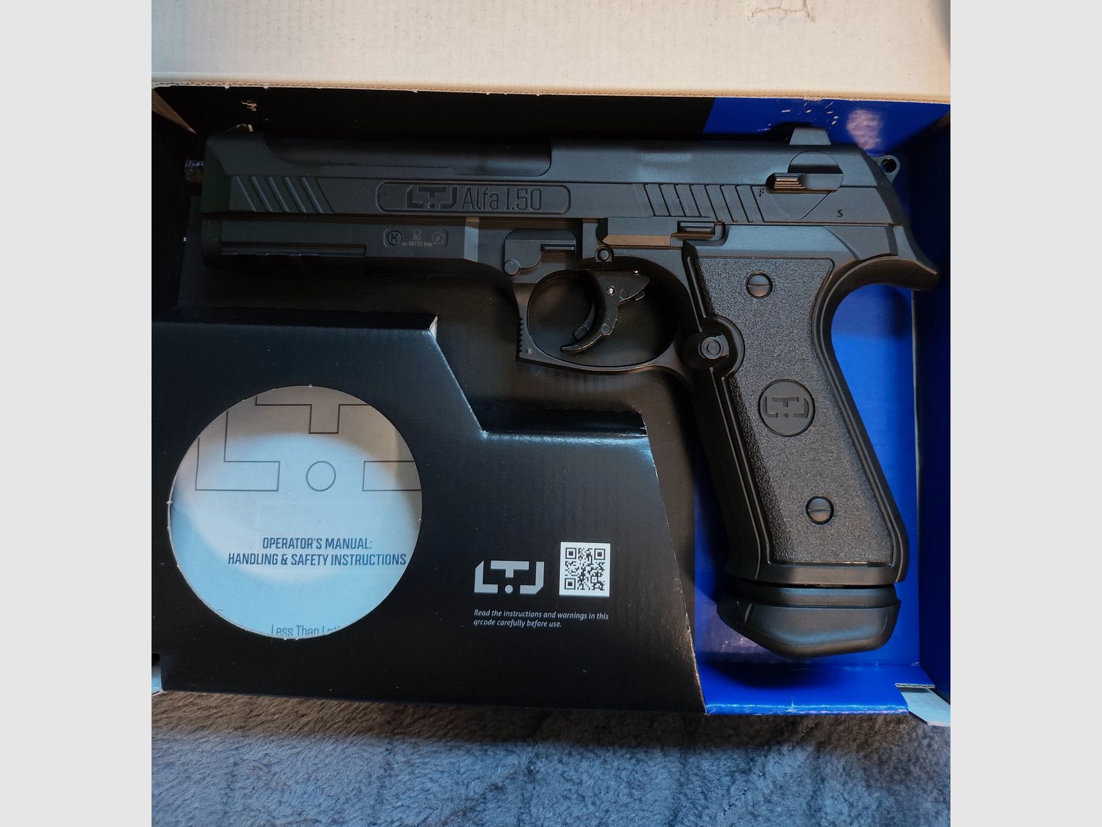 LTL Alfa 1.50 Co2-Pistole cal .50 Defense Training Marker