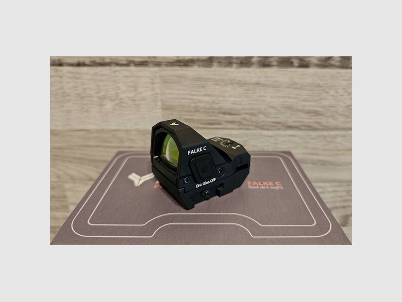Neuware vom Fachhandel - Reflexvisier / Rotpunktvisier / Red-Dot-Sight FALKE C mit Montage
