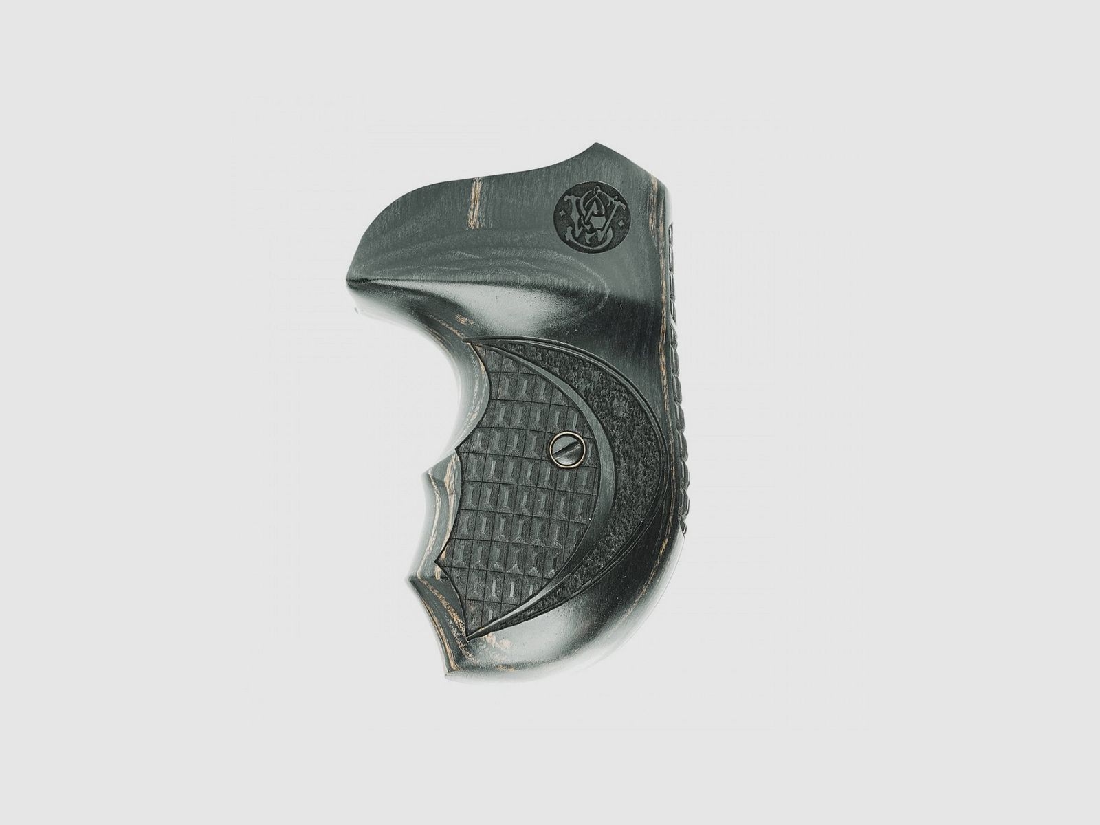 S&W J RUND BATELEUR SILBERBLACK CROCOBACK/STIPPLE MIT LASERLOGO, Bild 4 von 4