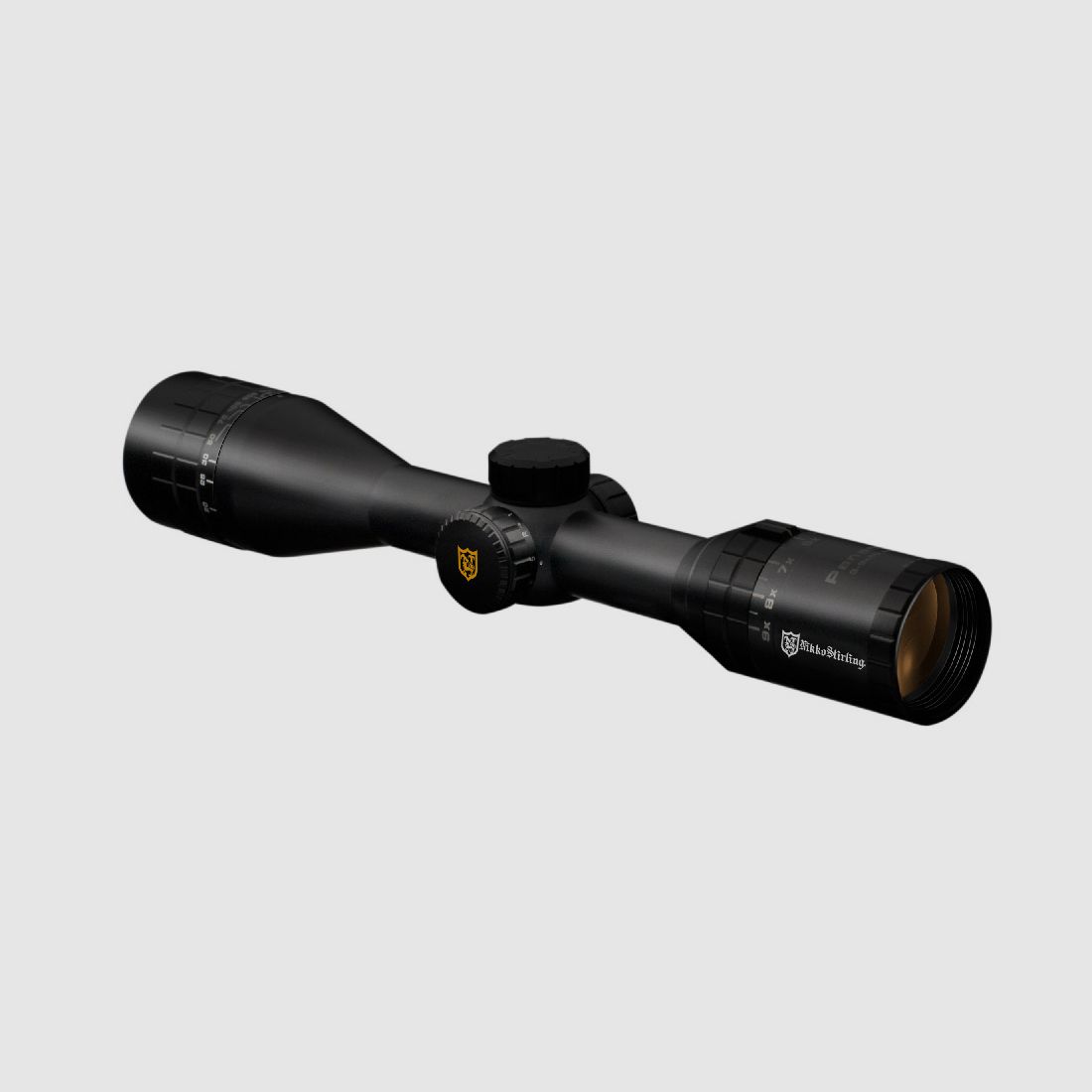 Zielfernrohr Nikko Stirling Panamax 3-9x50 AO IR, Leuchtabsehen Half Mil Dot, 1 Zoll Tubus