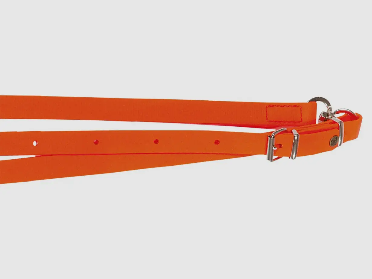 AKAH Shoulder Leash Signal Red Made of BioThane, image 2 of 3