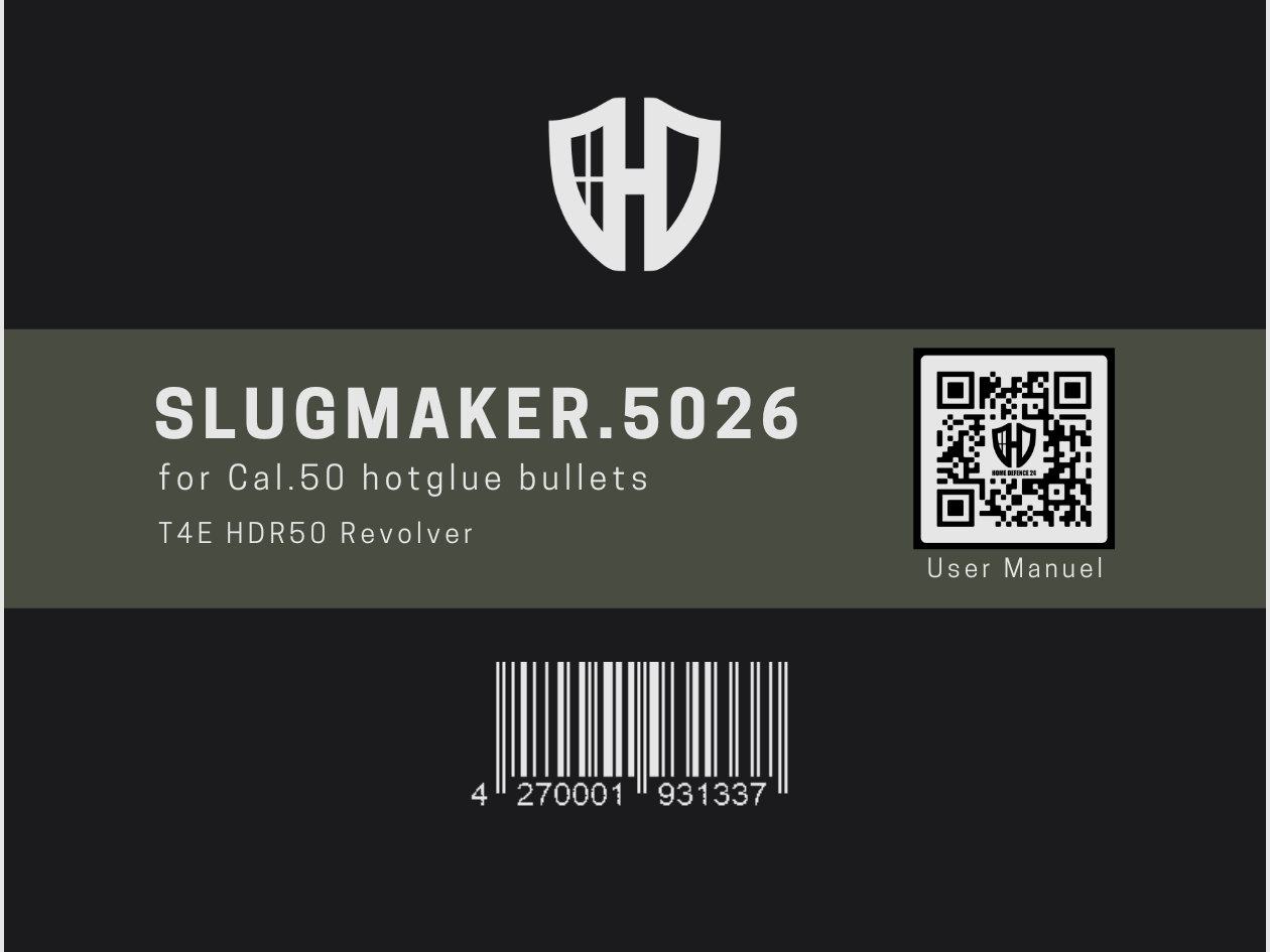 Slugmaker 50.26 | HDR50 | DIY Hotglue Bullets | NEW VERSION 12.45 and 12.5D