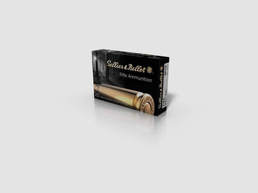 BOX MIT 20 PATRONEN SELLIER & BELLOT KAL. 7X64 SPCE