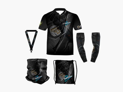 DED Sportswear Set CZ Shadow 2 Black Theme, size: 9XL, Custom Name: No Name