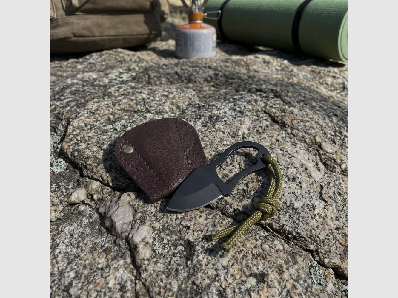 Mini coltello a artiglio – Coltello EDC fisso in acciaio inox 3Cr13 – Outdoor, survival, coltello da caccia, immagine 2 di 2