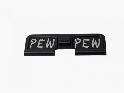 AR-15 DUST COVER - LASERPRINT - "PEW PEW " .223REM