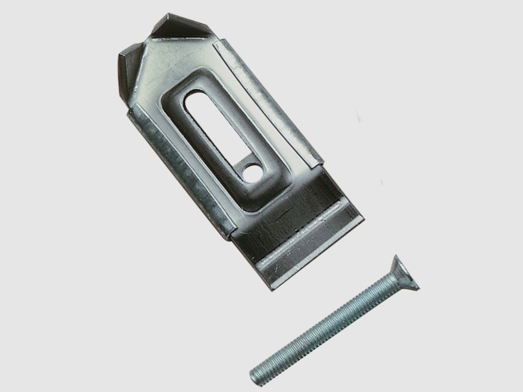 Gehörnklammer GREIF - Metallblech mit Schraube