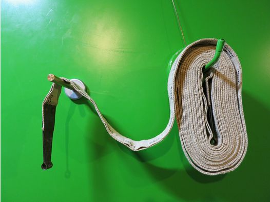 WW2 US Cal .30 Browning fabric belt, M1919 USGI, Stoffmunitionsgurt original G.C.M.