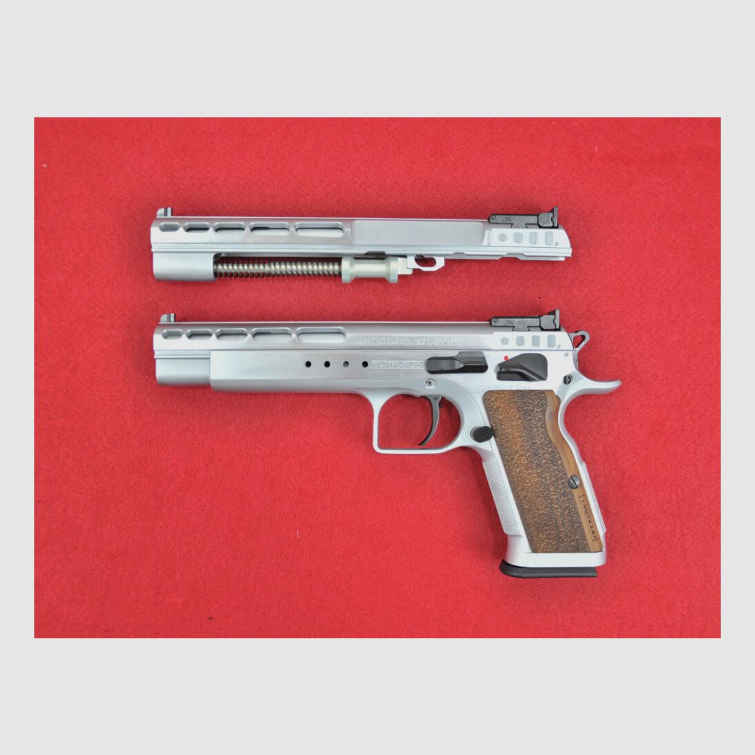 Tanfoglio T97L Gold Match Combo 6" .45 Auto with WS 9mm Luger