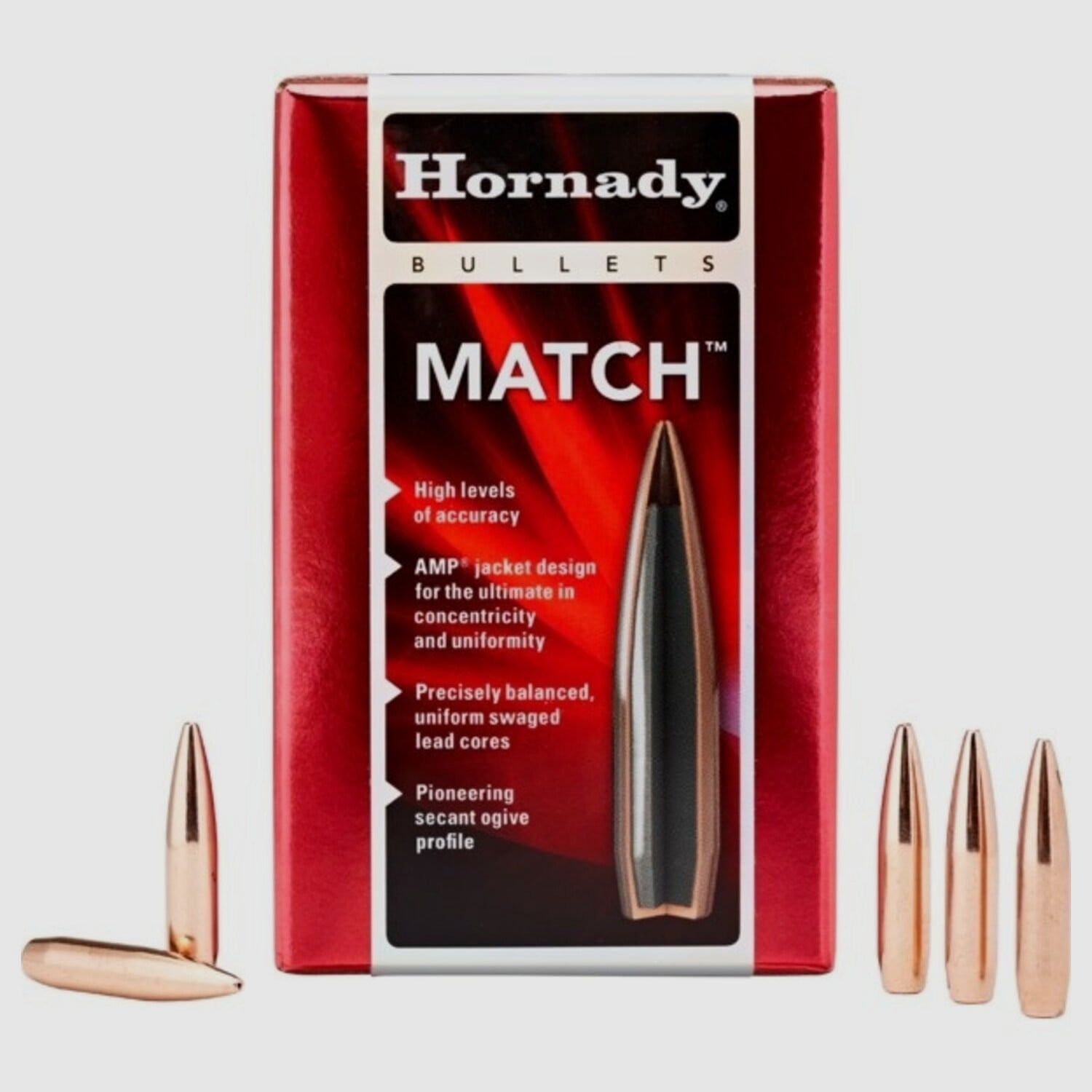 Hornady Geschosse .30 BTHP Match 168 gr