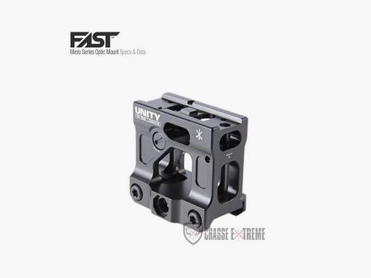 Montage FAST Unity Tactical Fast Noir pour Aimpoint Micro