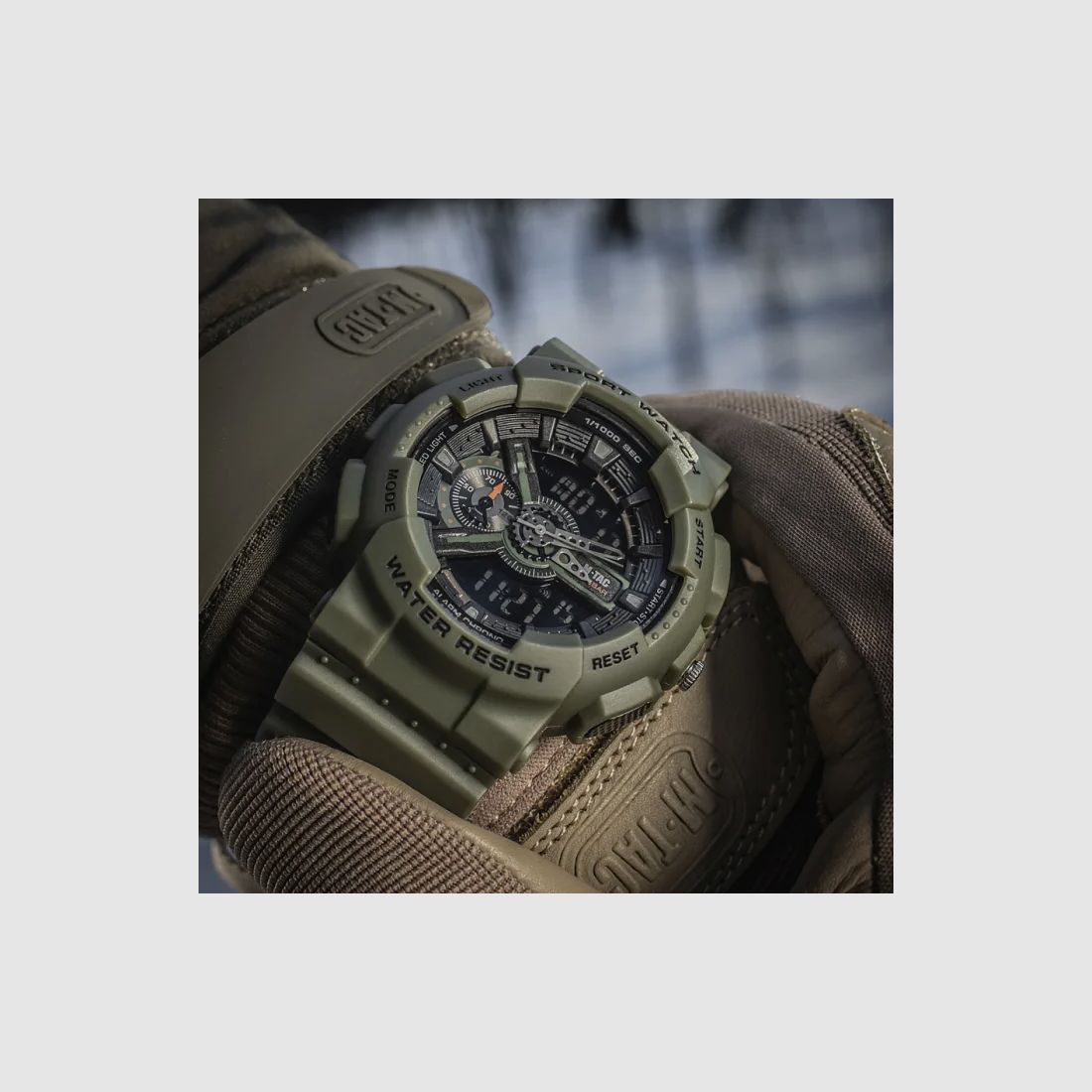 M-Tac® Uhr Sport Oliv