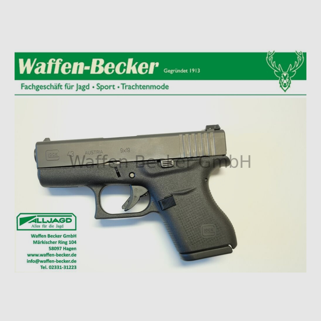 Glock Glock 43 Gen.4 Kal. 9mm Luger