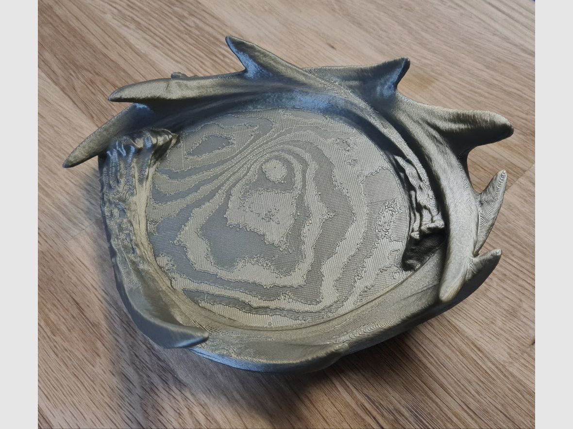 Deko-Schale "Abwurfstangen"