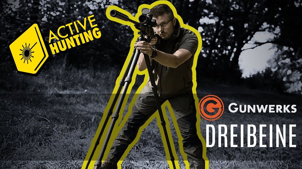 Ob  Zielstock, oder  Stabilisierung für  Spektive und Wärmebildgeräte,  Dreibeine bringen Ruhe rein.