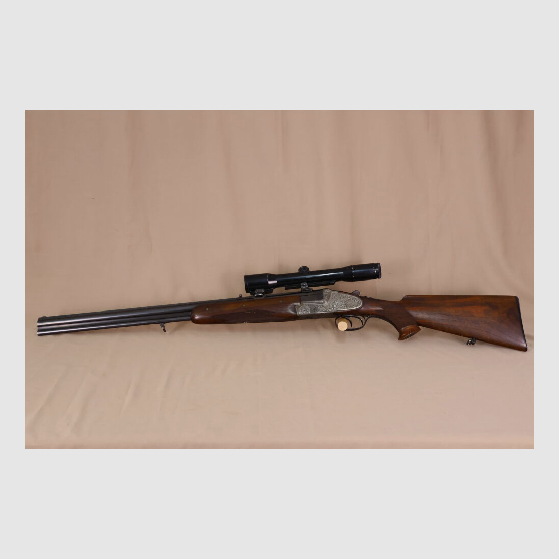 Merkel double-barreled shotgun with side locks // left-handed stock // DBL