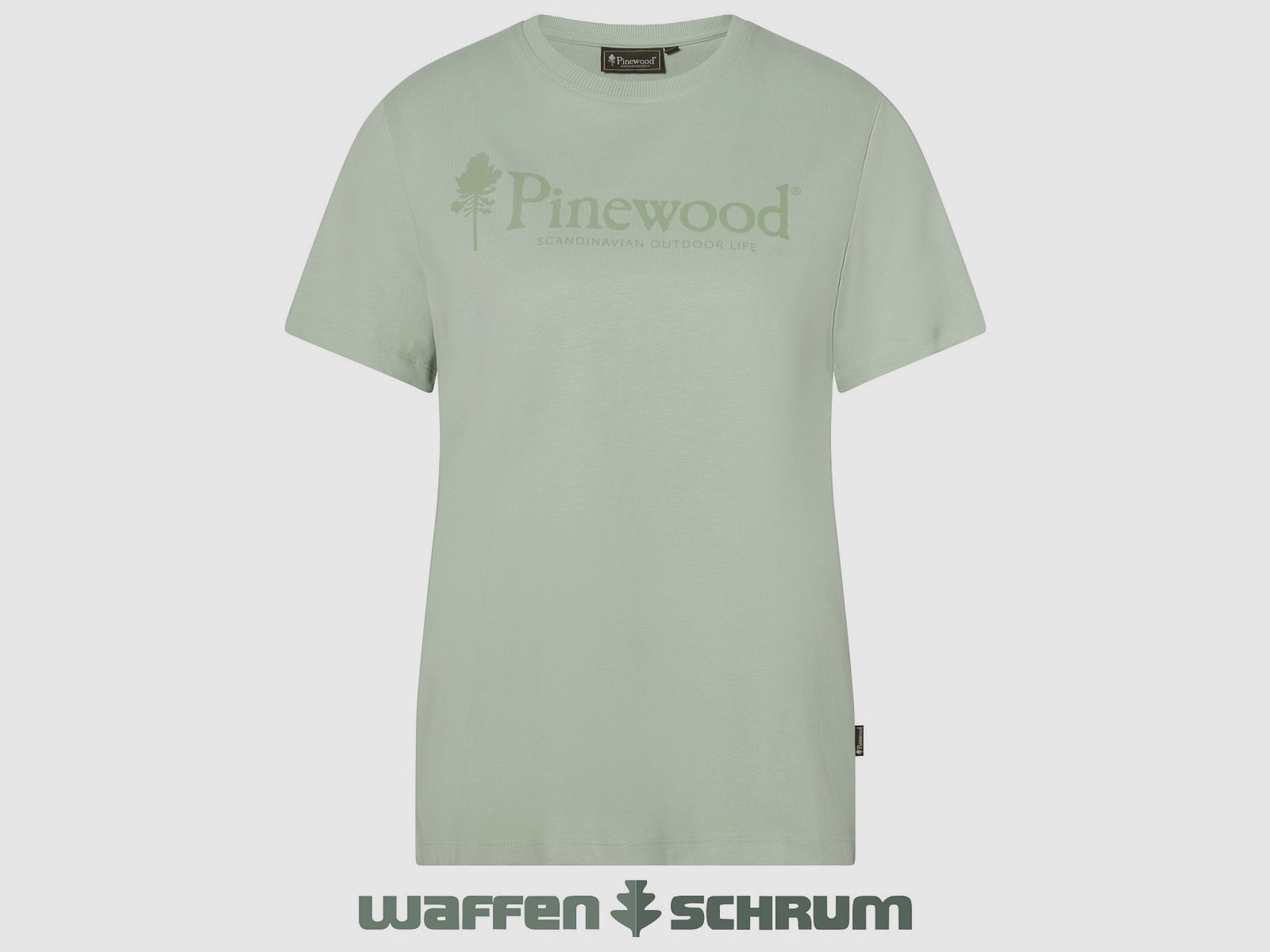 Pinewood T-Shirt Outdoor Life Frosty Green