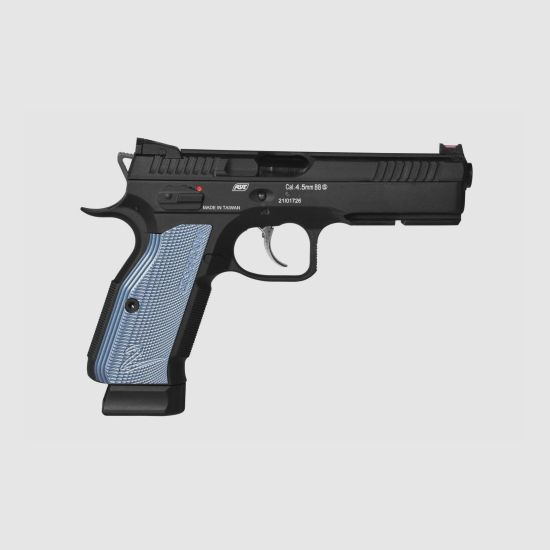 ASG (Lizenz Ceská Zbrojovka) CZ Shadow 2 Schwarz 4,5mm BB - Druckluft Co2 BlowBack