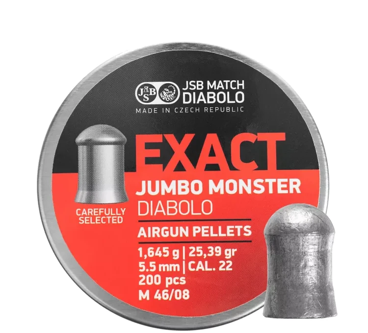 Śrut diabolo JSB Exact Jumbo Monster 5,52 mm (200), zdjęcie 1 z 3