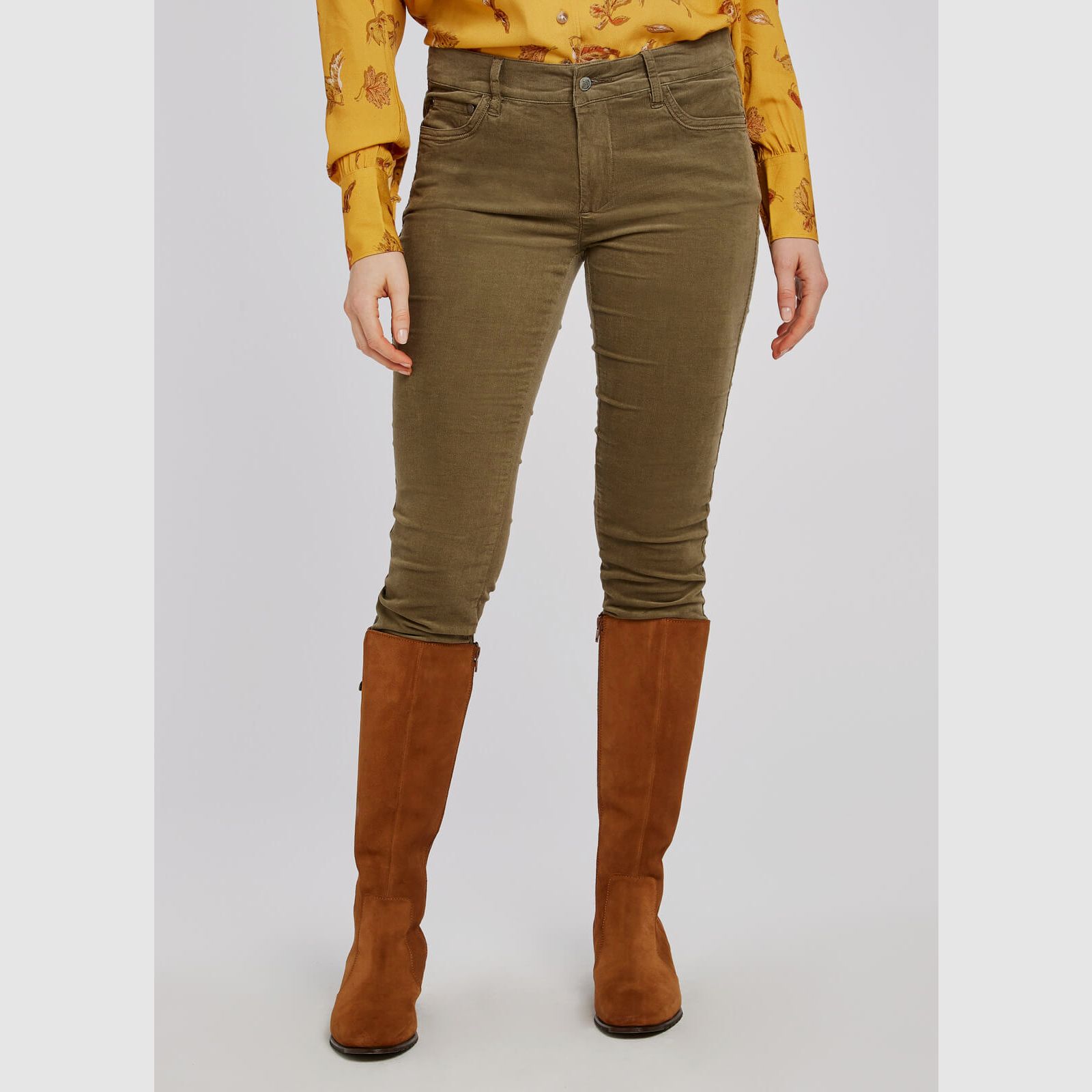 Dubarry of Ireland Cord trousers Honeysuckle dusky green
