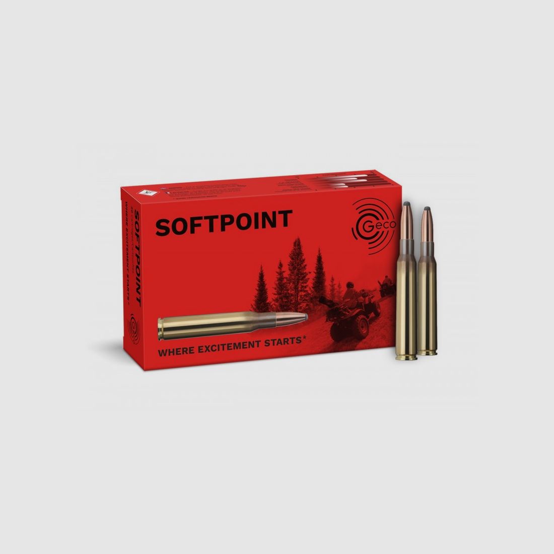 40 Patronen Geco Soft Point Kal. 7x64 165 Grs 10.7G
