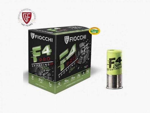 FIOCCHI Patronen F4 Pro Sporting Bior HP Kal.12 gr.28 pb.9