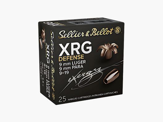 9x19 Sellier & Bellot XRG Defense 100gr/6,5g (V312452)